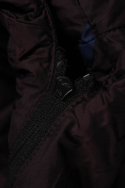 Burberry Brit Unisex Puffer Quilted Jacket Dark Blue High Neck Size S