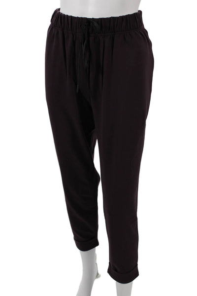Lululemon Women Jogger Sweatpants Black Drawstring Size 8