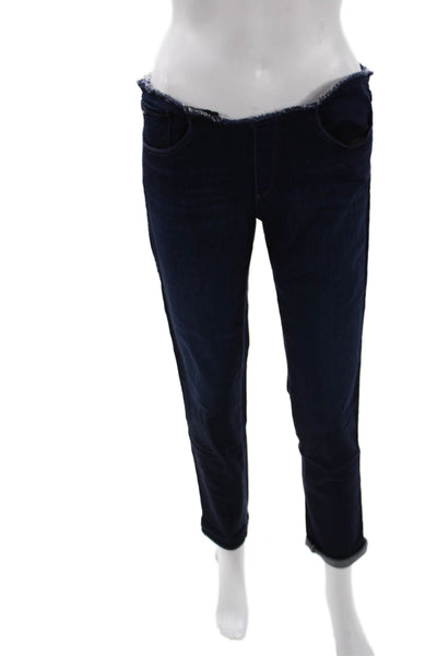 AG Adriano Goldschmied Womens Ankle Cropped Dark Blue Jeans Size 31