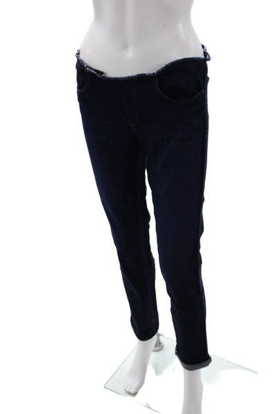 AG Adriano Goldschmied Womens Ankle Cropped Dark Blue Jeans Size 31