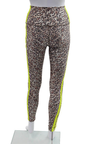 With Womens Ankle Jegging Brown Animal Print Polyester Fall Size XS