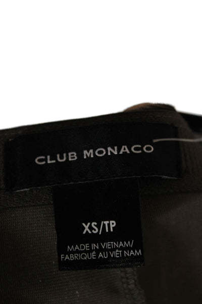 Club Monaco Womens Straight Pencil Skirt Dark Gray Size XS