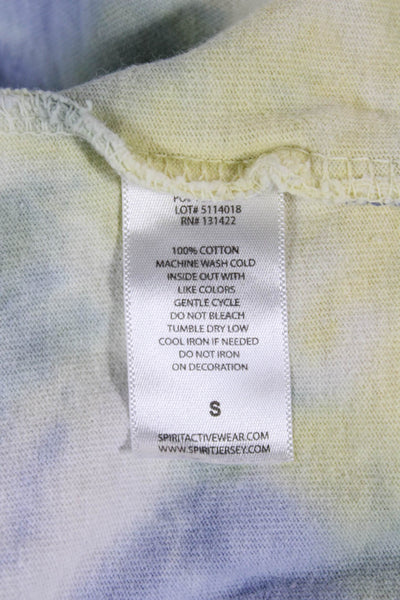Spirit Jersey Womens Pullover Sweatshirt Multi Color Cotton Fall Size S