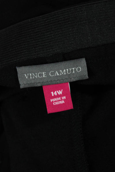 Vince Camuto Womens Black Dress Pants Plus Size 14W
