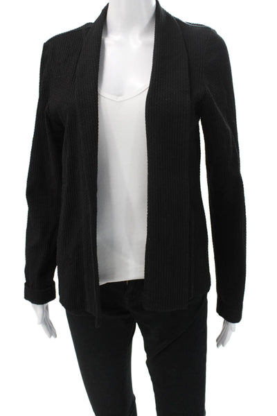 Eileen Fisher Womens Black Long Sleeve Blazer Size M