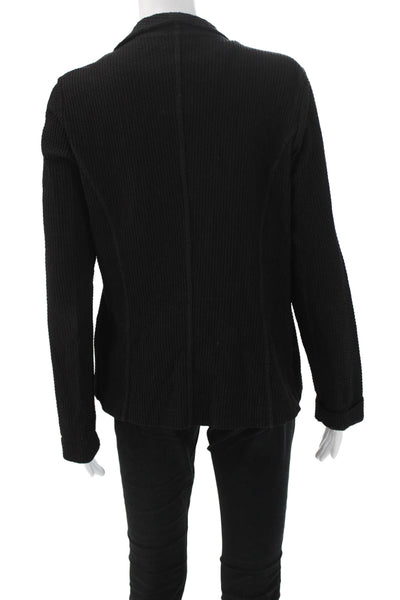 Eileen Fisher Womens Black Long Sleeve Blazer Size M