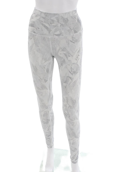 Lululemon Womens Ankle Leggings Gray Camo Nylon Size XS