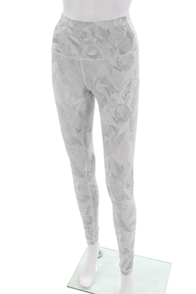 Lululemon Womens Ankle Leggings Gray Camo Nylon Size XS