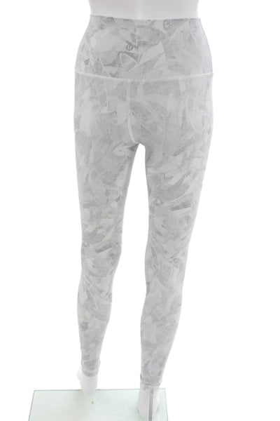 Lululemon Womens Ankle Leggings Gray Camo Nylon Size XS