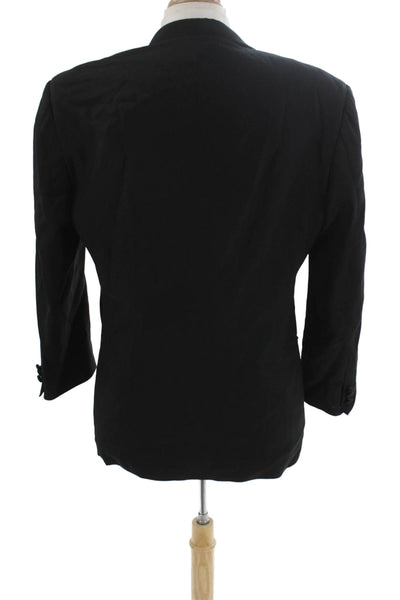 Missoni Uomo Mens Tuxedo Jacket Black Virgin Wool Button Size 50