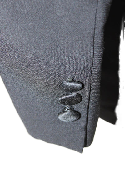 Missoni Uomo Mens Tuxedo Jacket Black Virgin Wool Button Size 50