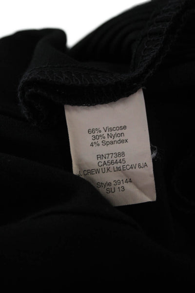 Madewell Women Fit & Flare Mini Dress Black Sleeveless Round Neck Size XS