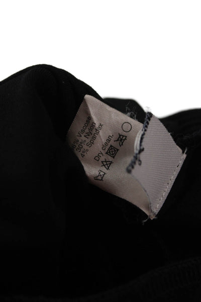 Madewell Women Fit & Flare Mini Dress Black Sleeveless Round Neck Size XS