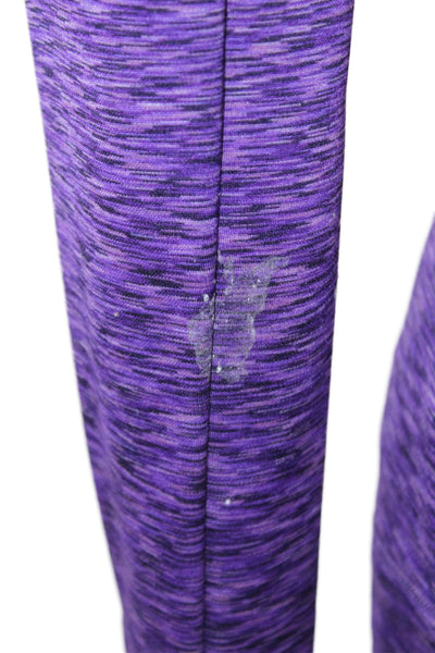 Athleta Women Full-zip Hoodie Purple High Neck Drawstring Size XS