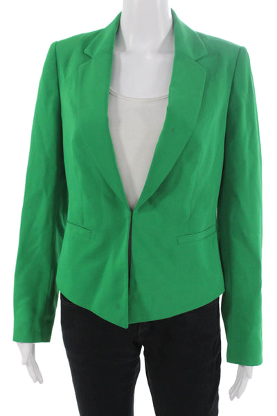Catherine Catherine Malandrino Women Green Blazer Long Sleeve Size 2