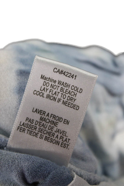Young Fabulous & Broke Women Jogger Sweatpants Blue Rayon Size M