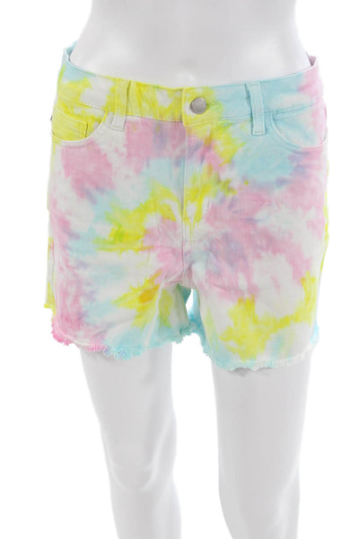 Judy Blue Unisex Light Blue Button Front Shorts Size M