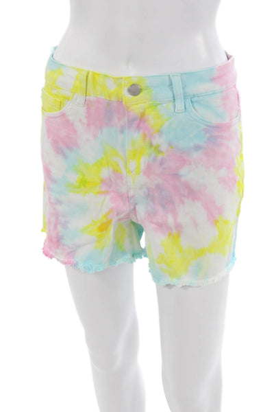 Judy Blue Unisex Light Blue Button Front Shorts Size M