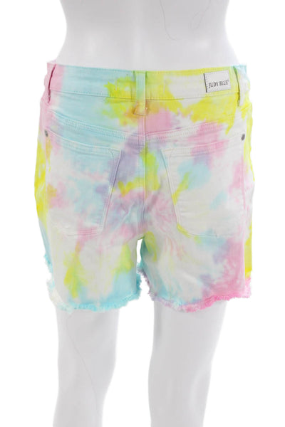 Judy Blue Unisex Light Blue Button Front Shorts Size M