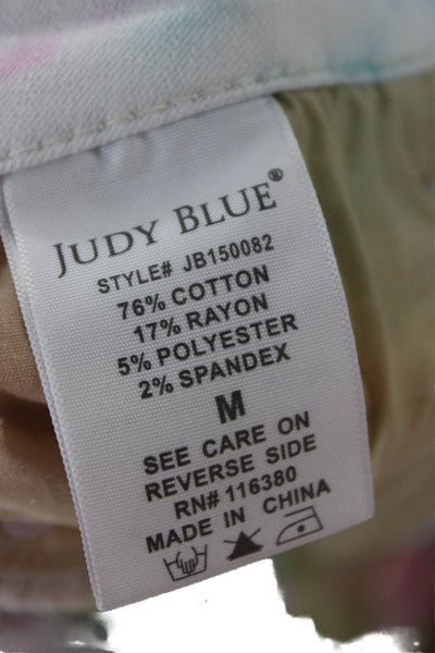 Judy Blue Unisex Light Blue Button Front Shorts Size M