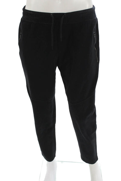 Y/Osemite James Perse Mens Jogger Sweatpants Black Drawstring Size 24