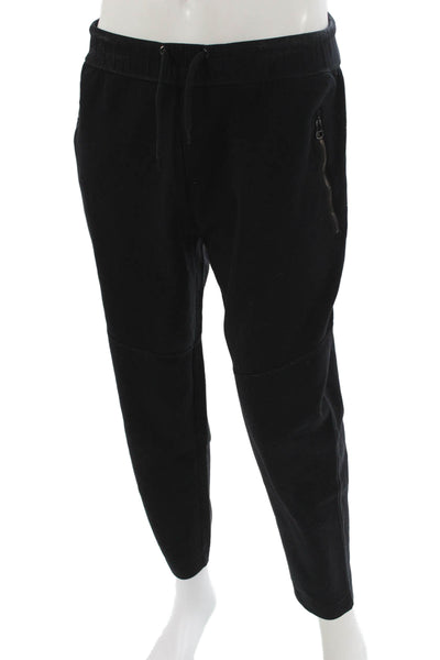 Y/Osemite James Perse Mens Jogger Sweatpants Black Drawstring Size 24