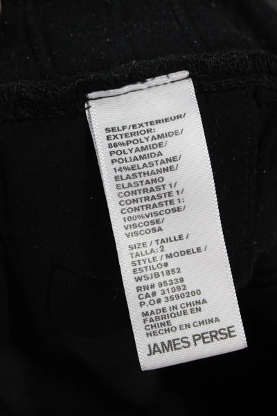 Y/Osemite James Perse Mens Jogger Sweatpants Black Drawstring Size 24
