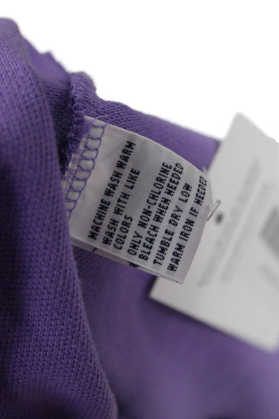 Polo Ralph Lauren Mens Short Sleeves Rugby Shirt Purple Size Extra Extra Large