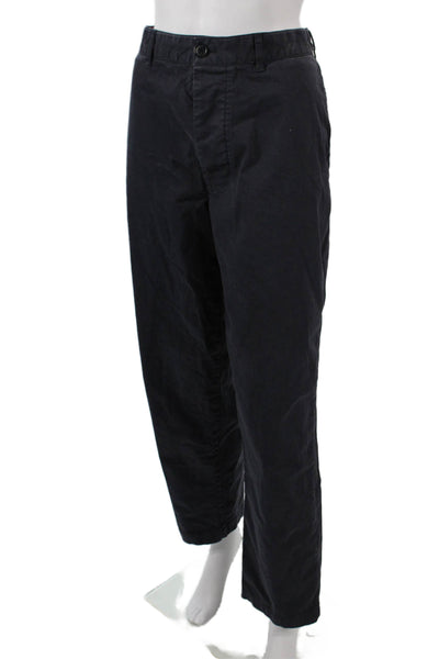 Alex Mill Mens Chino Pants Dark Blue 98% Cotton 2% Elastane Size 34