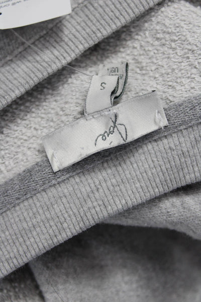 Joie Women Gray Long Sleeve Sweater Shift Dress Cotton Blend Size S