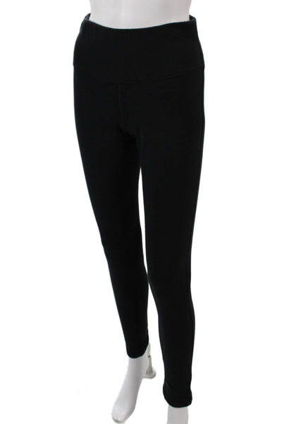 Lululemon Women Black Ankle Leggings Nylon Solid Size 4