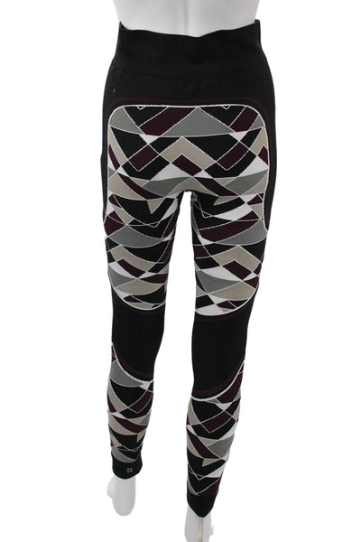 Sweaty Betty Women Ankle Leggings Black Geometric Aztec Size S