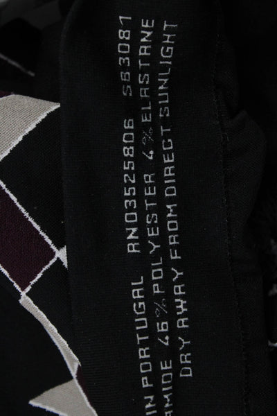 Sweaty Betty Women Ankle Leggings Black Geometric Aztec Size S