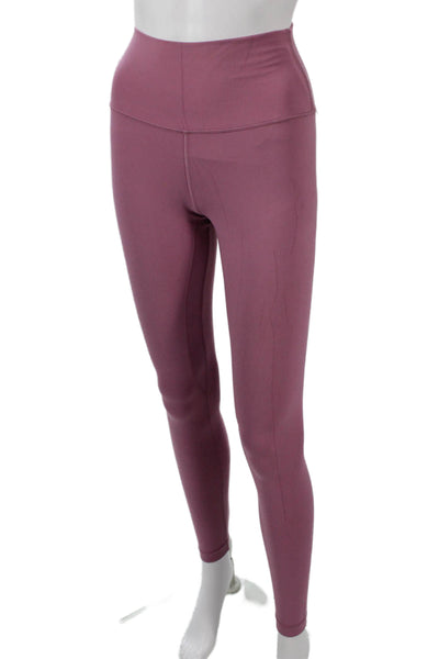 Lululemon Womens Purple Nylon Ankle Leggings Size 4