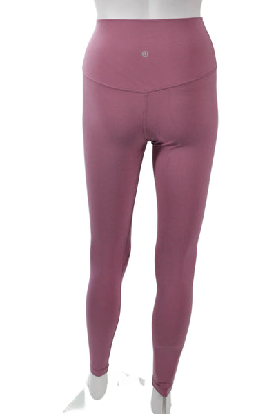 Lululemon Womens Purple Nylon Ankle Leggings Size 4