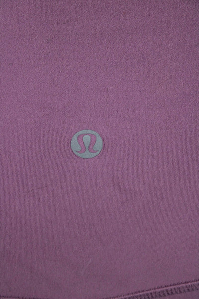 Lululemon Womens Purple Nylon Ankle Leggings Size 4