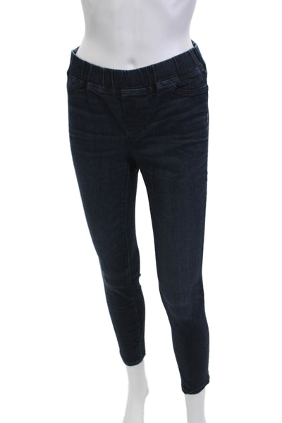 Eileen Fisher Women Ankle Skinny Jegging Jeans Dark Blue Size PP