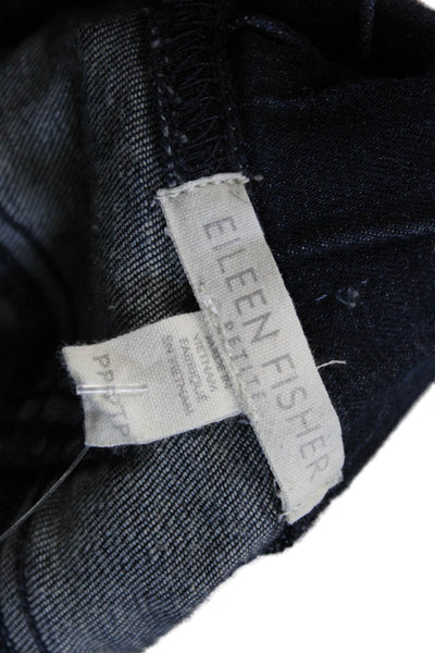 Eileen Fisher Women Ankle Skinny Jegging Jeans Dark Blue Size PP