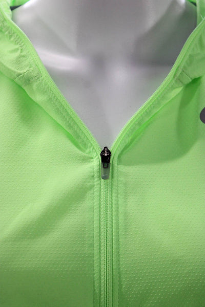 Nike Womens Windbreaker Green High Neck Zip Size S