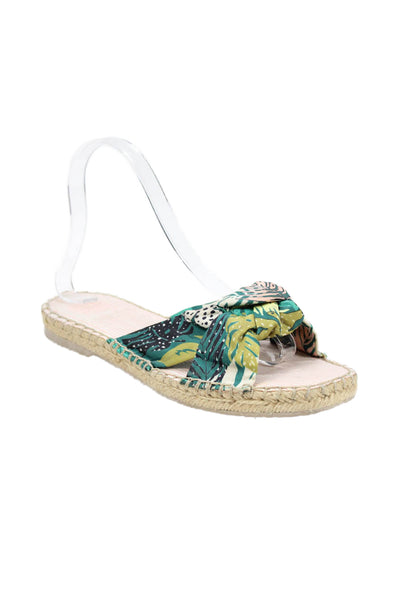 Dolce Vita Womens Twist Knot Slide On Sandals Multi Colored Size 8