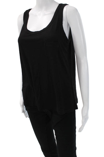 ALC Women Basic Sleeveless Tank Black 100% Viscose Size S