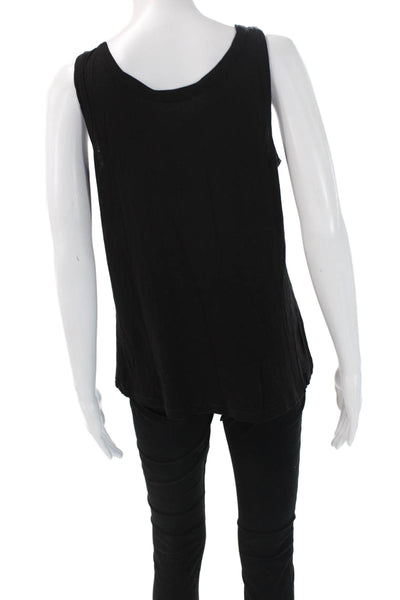 ALC Women Basic Sleeveless Tank Black 100% Viscose Size S