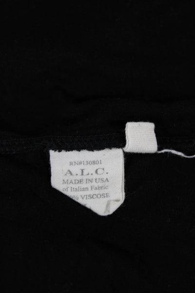 ALC Women Basic Sleeveless Tank Black 100% Viscose Size S