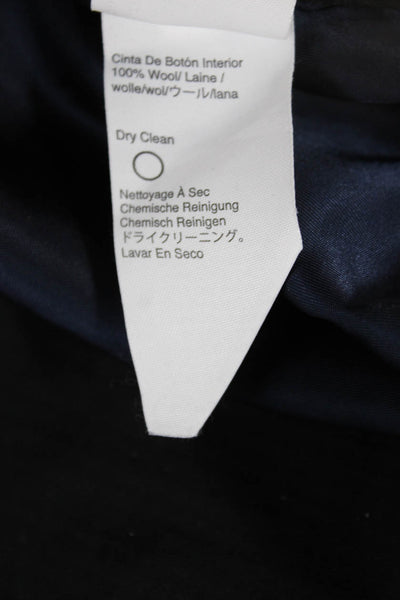 J Crew Mens Dress Pants Dark Gray 100% Wool Button Size 32