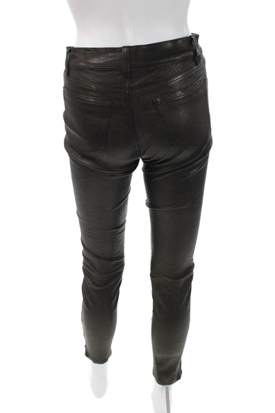 J Brand Womens Biker Jegging Black Denim Size 26