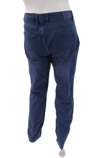 Mugsy Mens Dark Blue 90s Straight Jeans Size 38