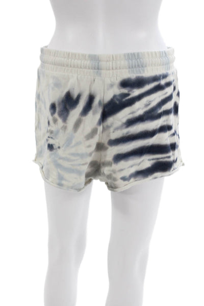 Z Supply Womens Sweat Shorts White Cotton Drawstring Beach Size S