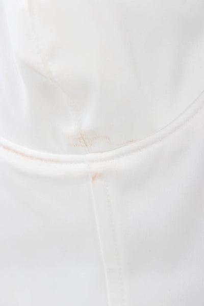 Antonio Melani Women Cropped Camisole White Polyester Size 8