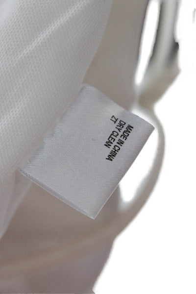 Antonio Melani Women Cropped Camisole White Polyester Size 8