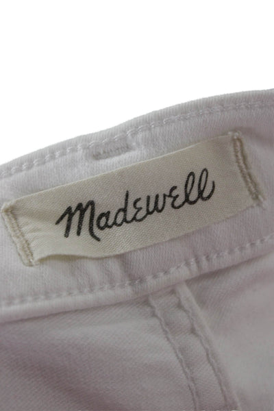 Madewell Womens Skinny White High Rise Jeans Size 28